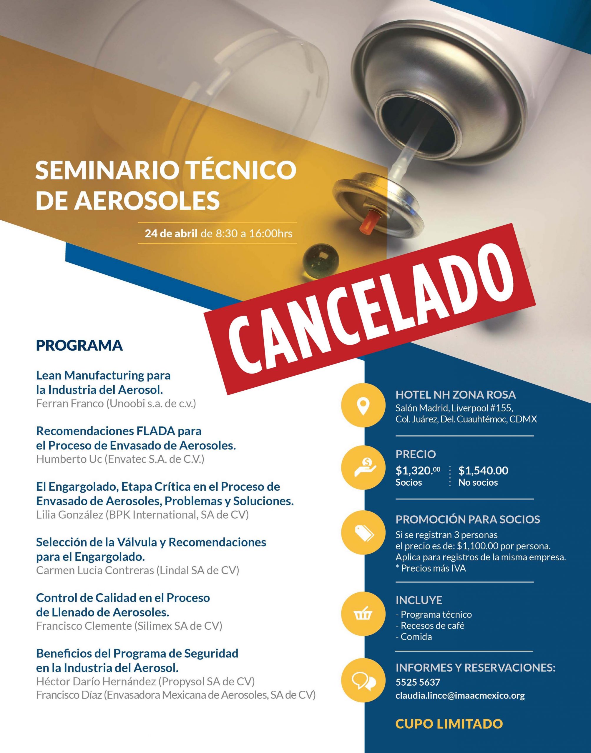 Evento tecnico Abril 2020